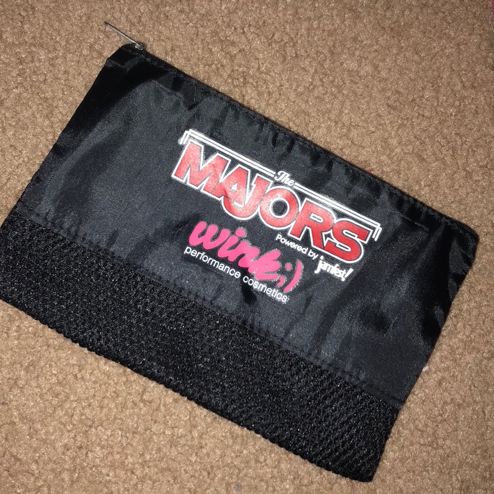 Small cheerleading majors makeup bag